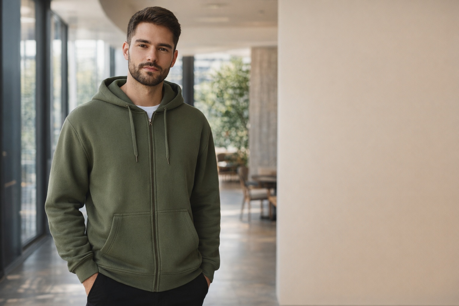 Premium Hooded Sweat Jacket personalizzabile